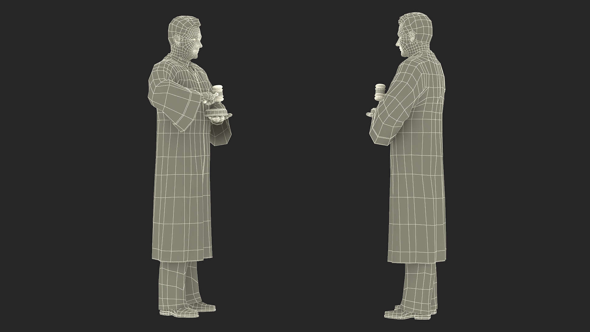 Judge Strict Pose 3D