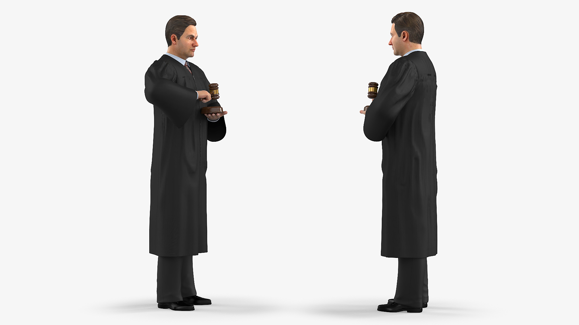 Judge Strict Pose 3D