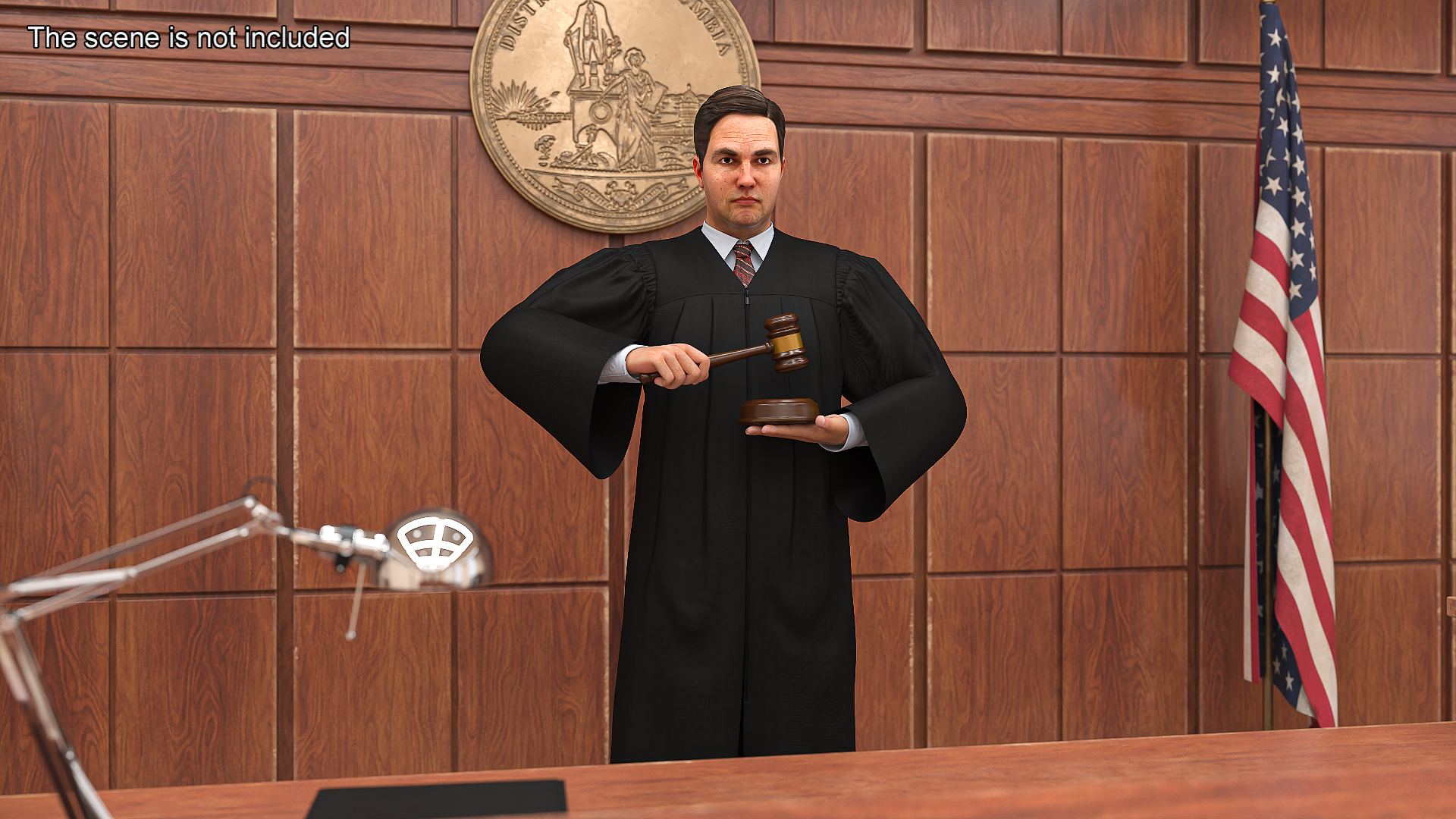 Judge Strict Pose 3D