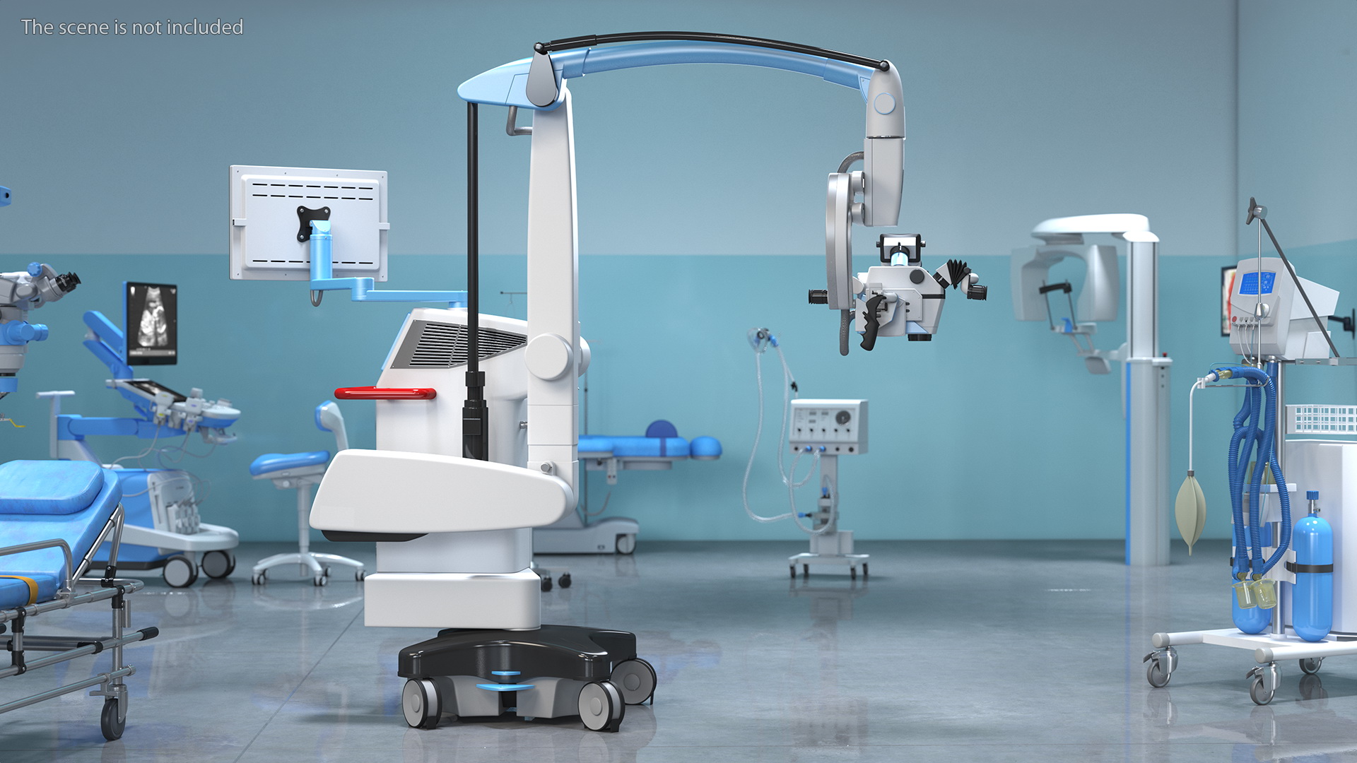 Surgical Microscope 3D model