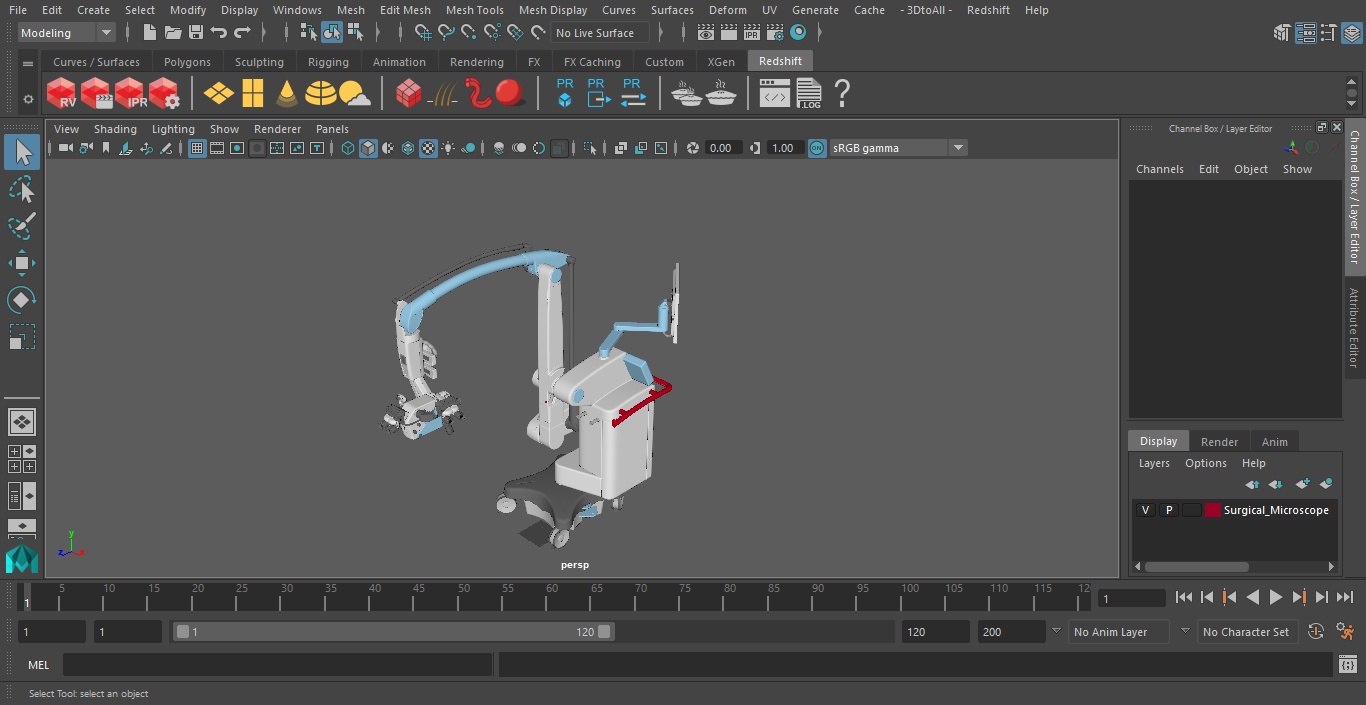Surgical Microscope 3D model