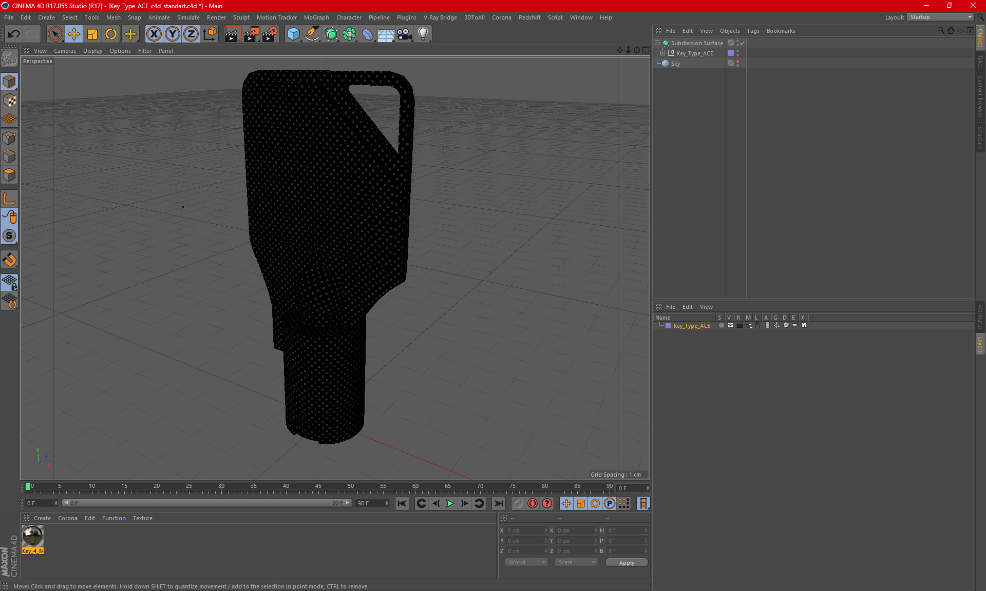 Key Type ACE 3D