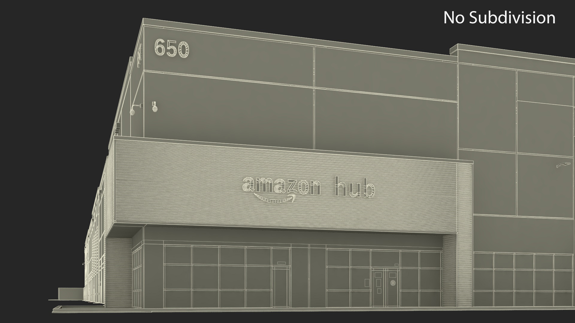 3D Amazon Fulfillment Distribution Center model