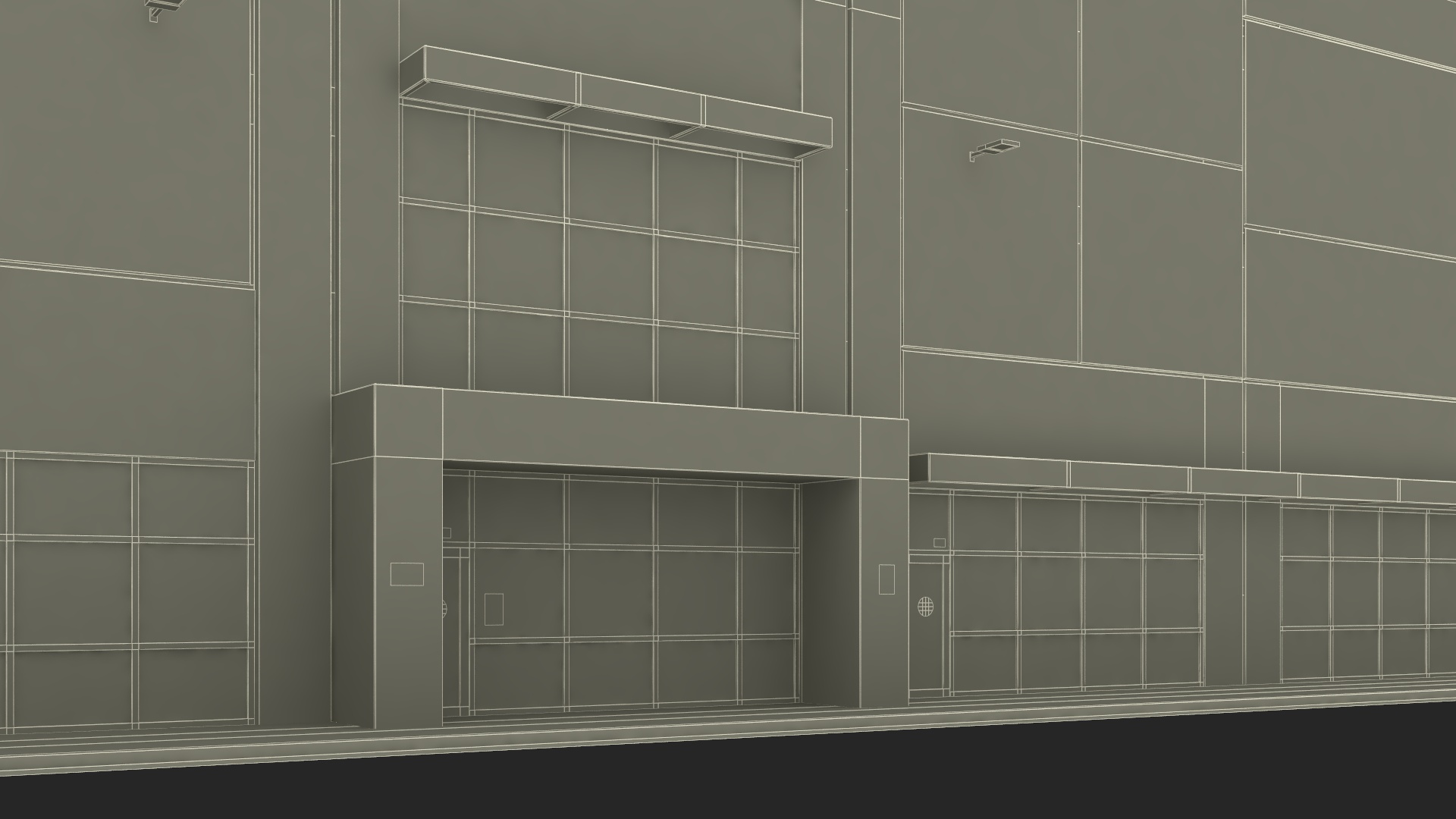 3D Amazon Fulfillment Distribution Center model