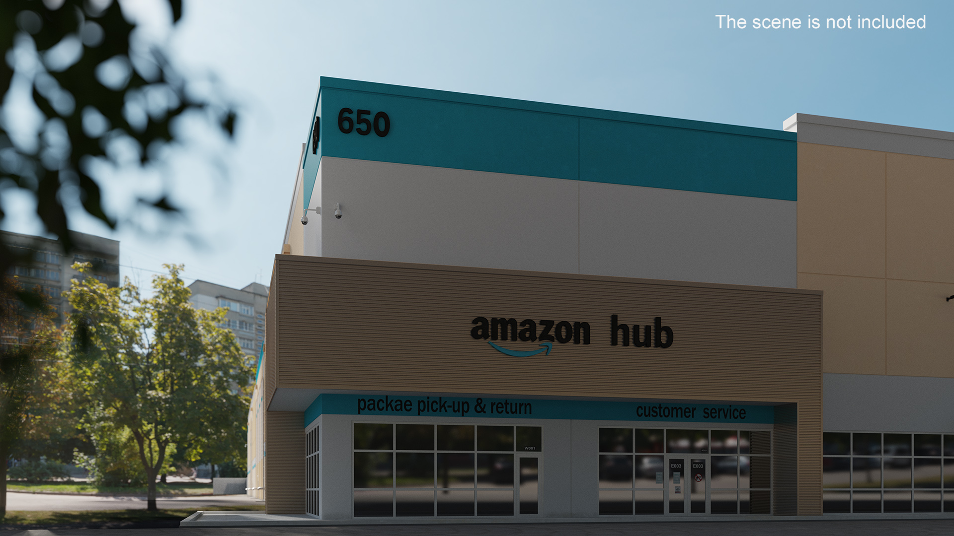3D Amazon Fulfillment Distribution Center model
