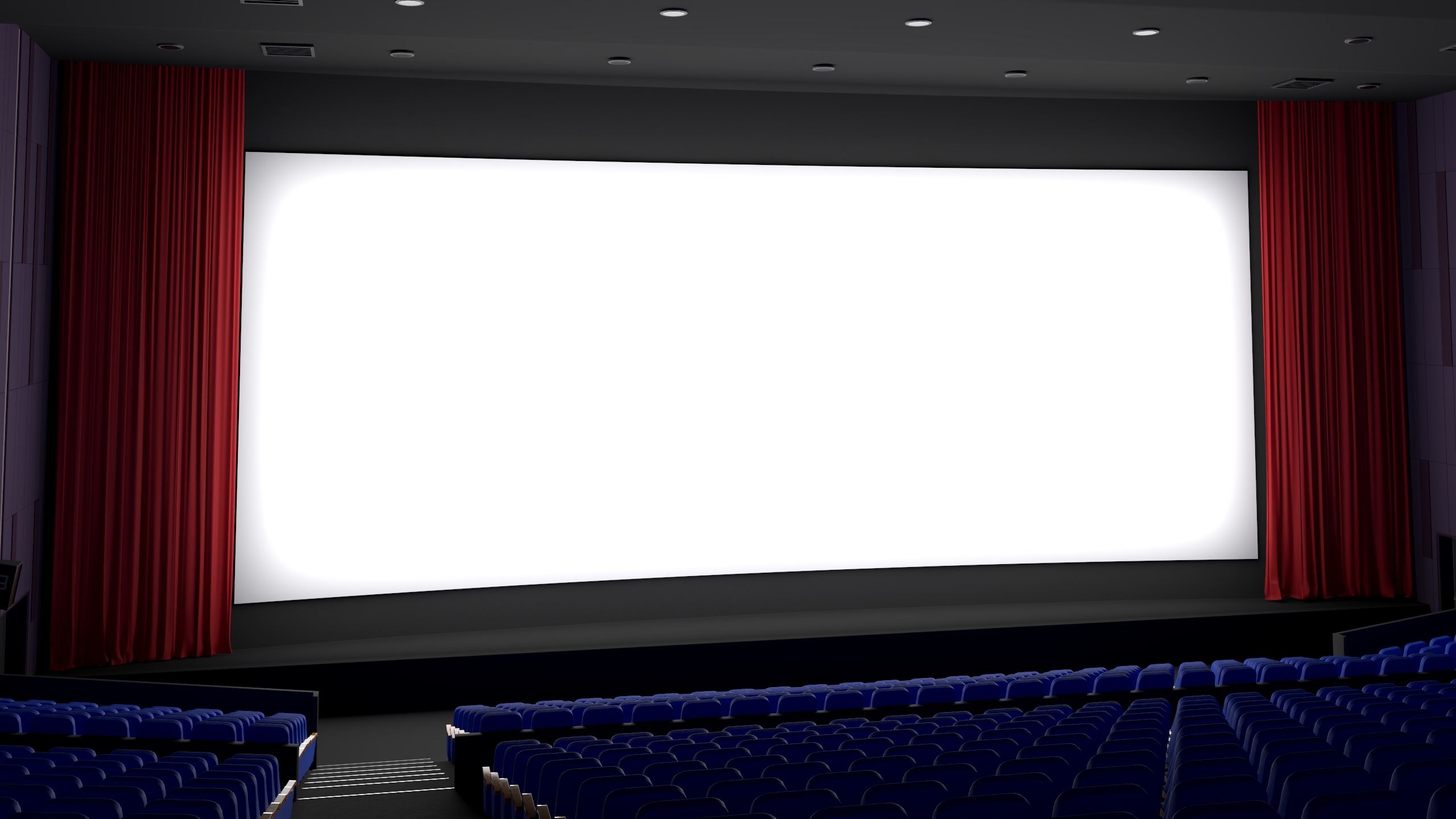 3D Movie Theater Hall model