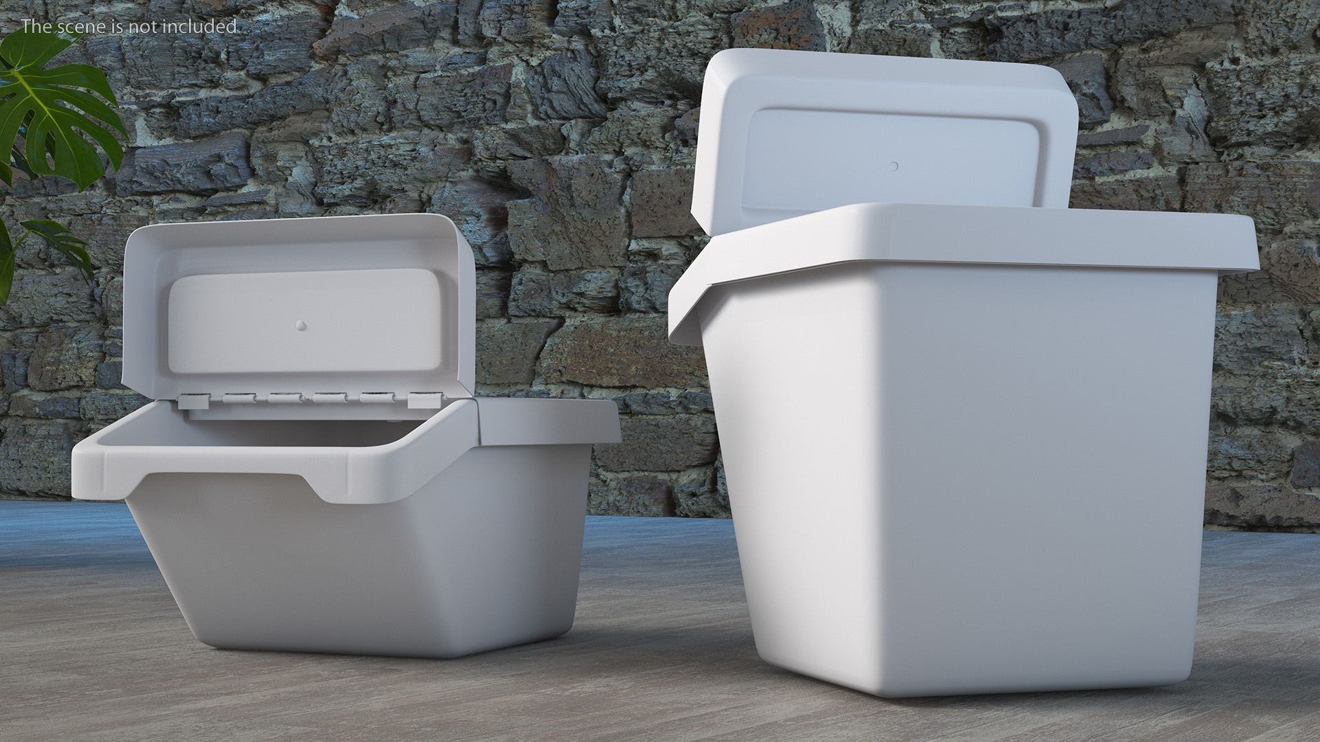 3D Storage Containers with Lid Set