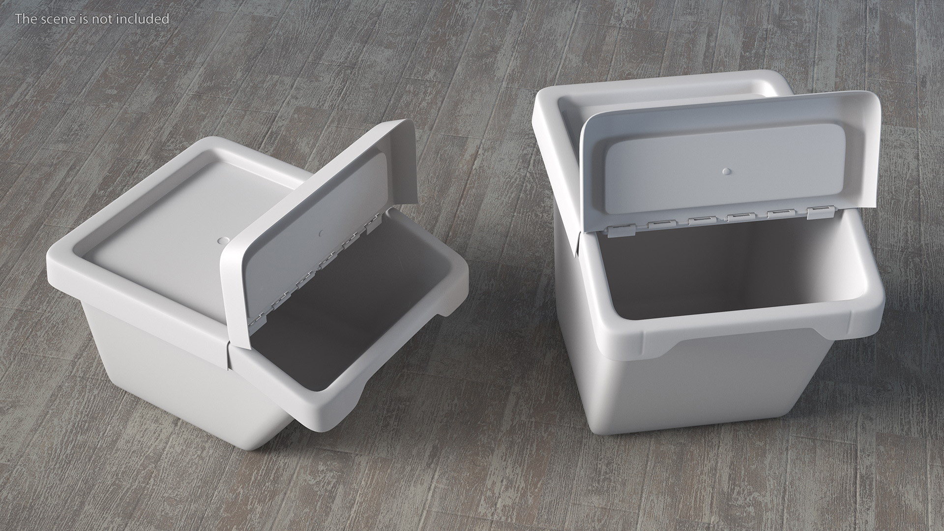 3D Storage Containers with Lid Set