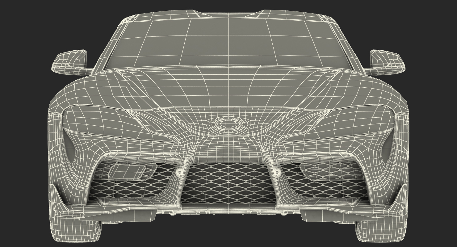Toyota Supra 2019 Rigged 3D model