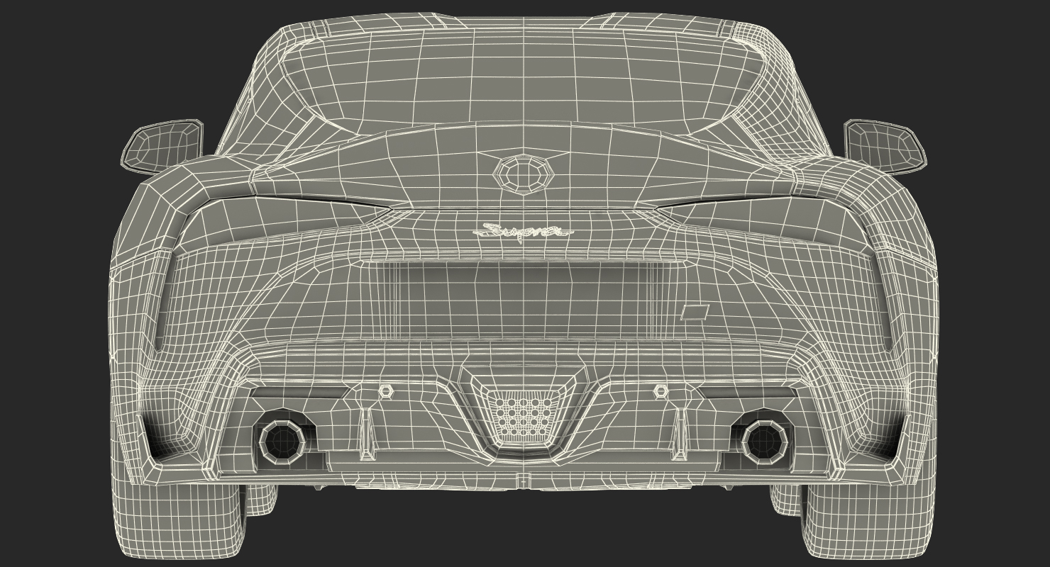 Toyota Supra 2019 Rigged 3D model