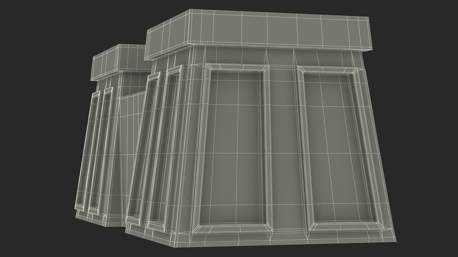 3D model Stylized Arab Gate to the Yard
