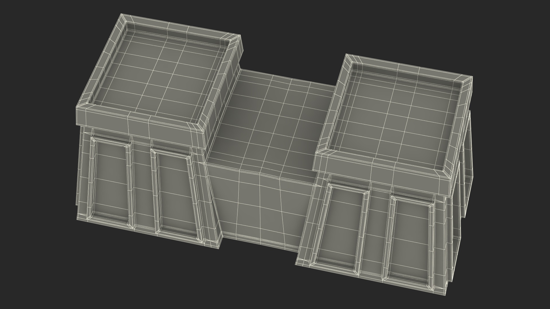 3D model Stylized Arab Gate to the Yard