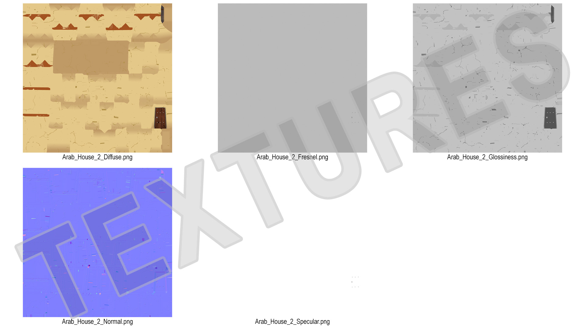3D model Stylized Arab Gate to the Yard