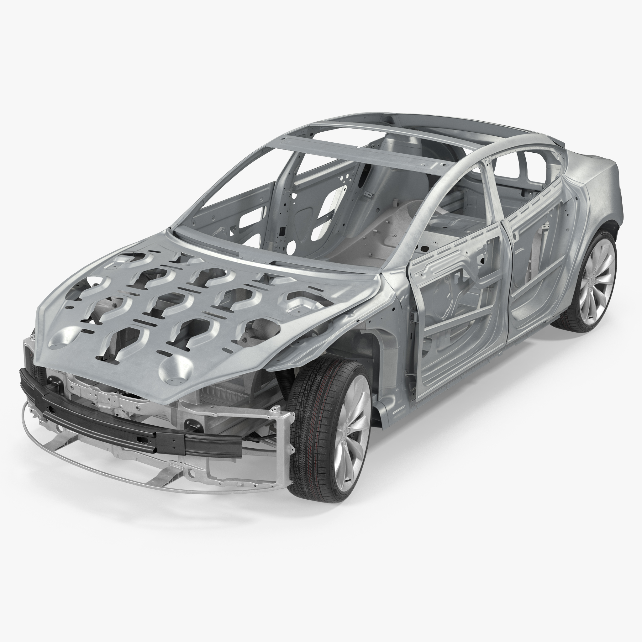Tesla Model S Frame and Chassis, view 9