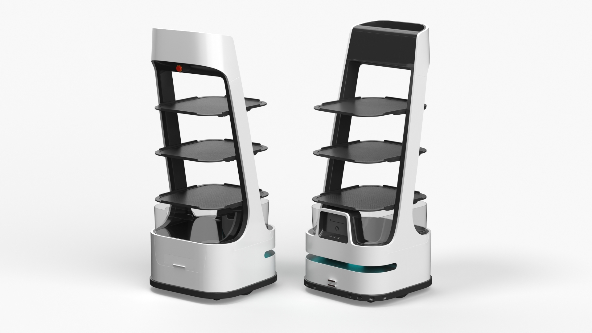 Automated Waiter Robot With Meals and Beverages, view 7