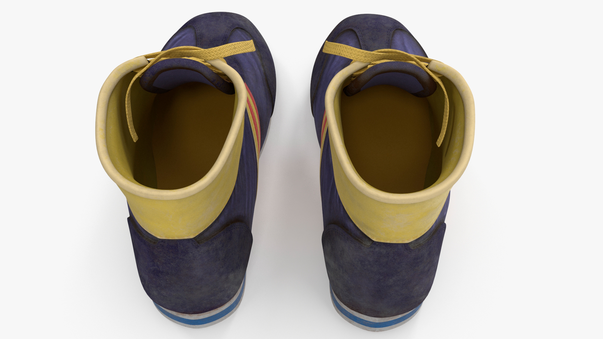 3D Vintage Old Sport Shoes model