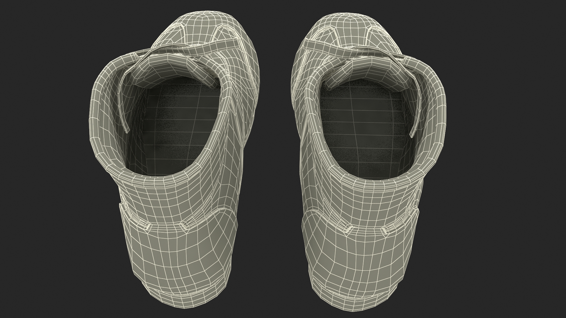 3D Vintage Old Sport Shoes model