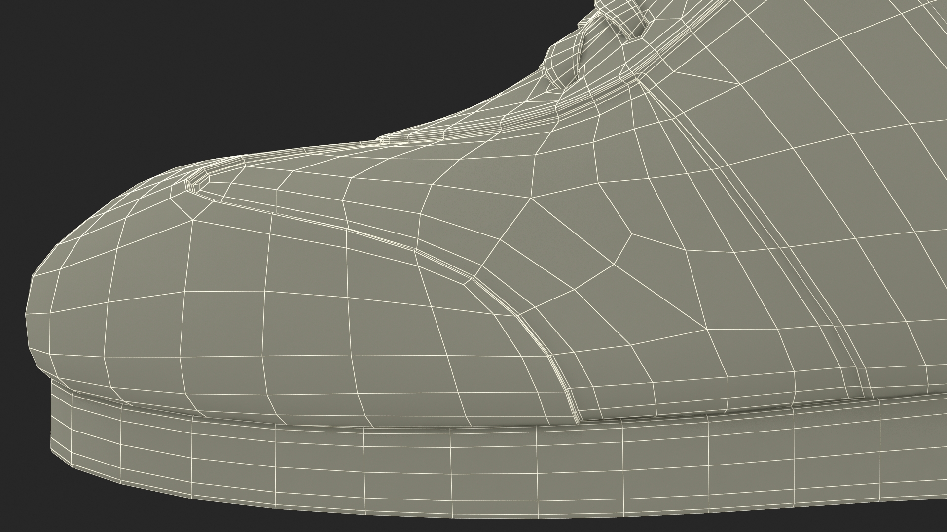 3D Vintage Old Sport Shoes model