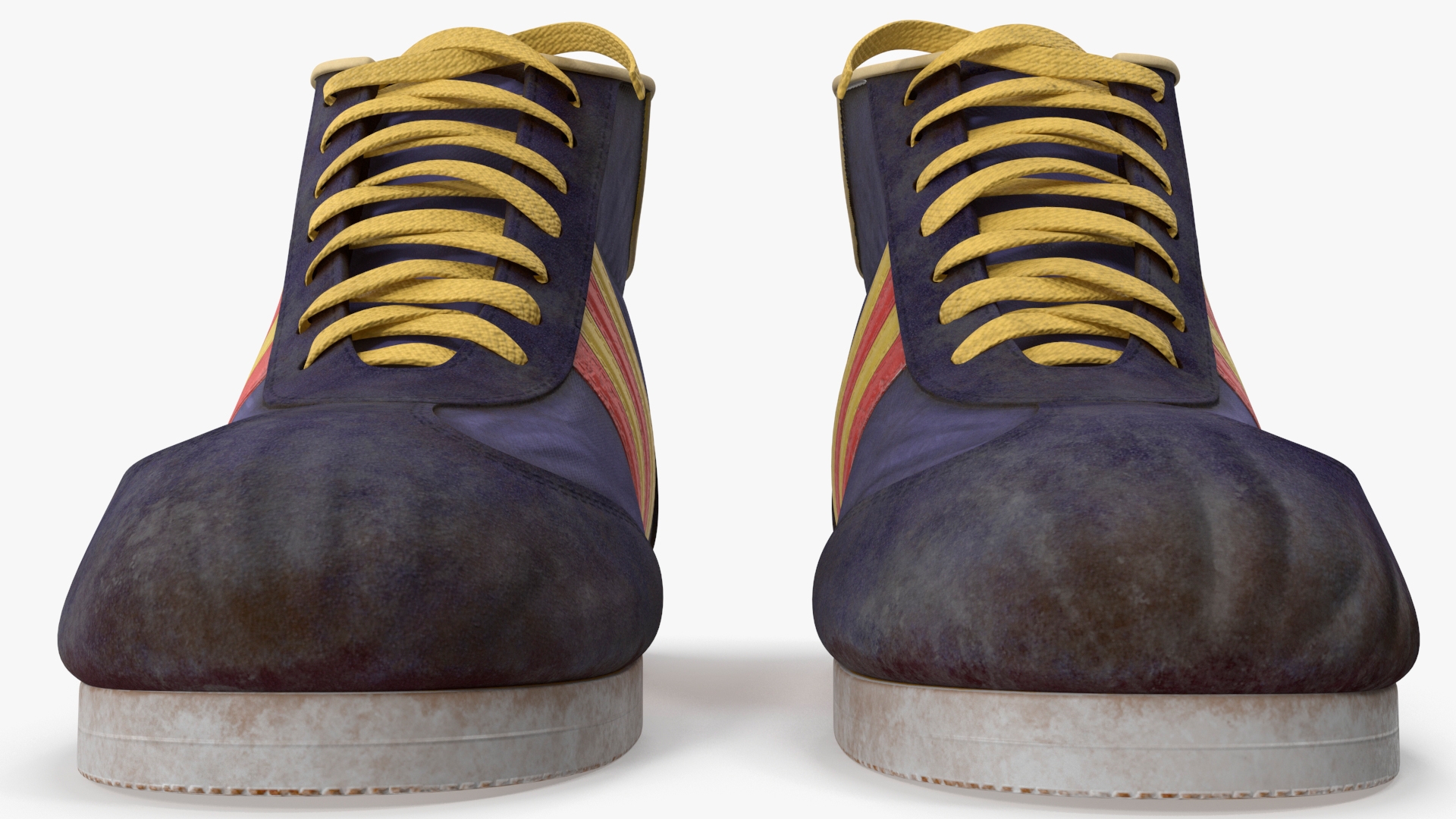 3D Vintage Old Sport Shoes model