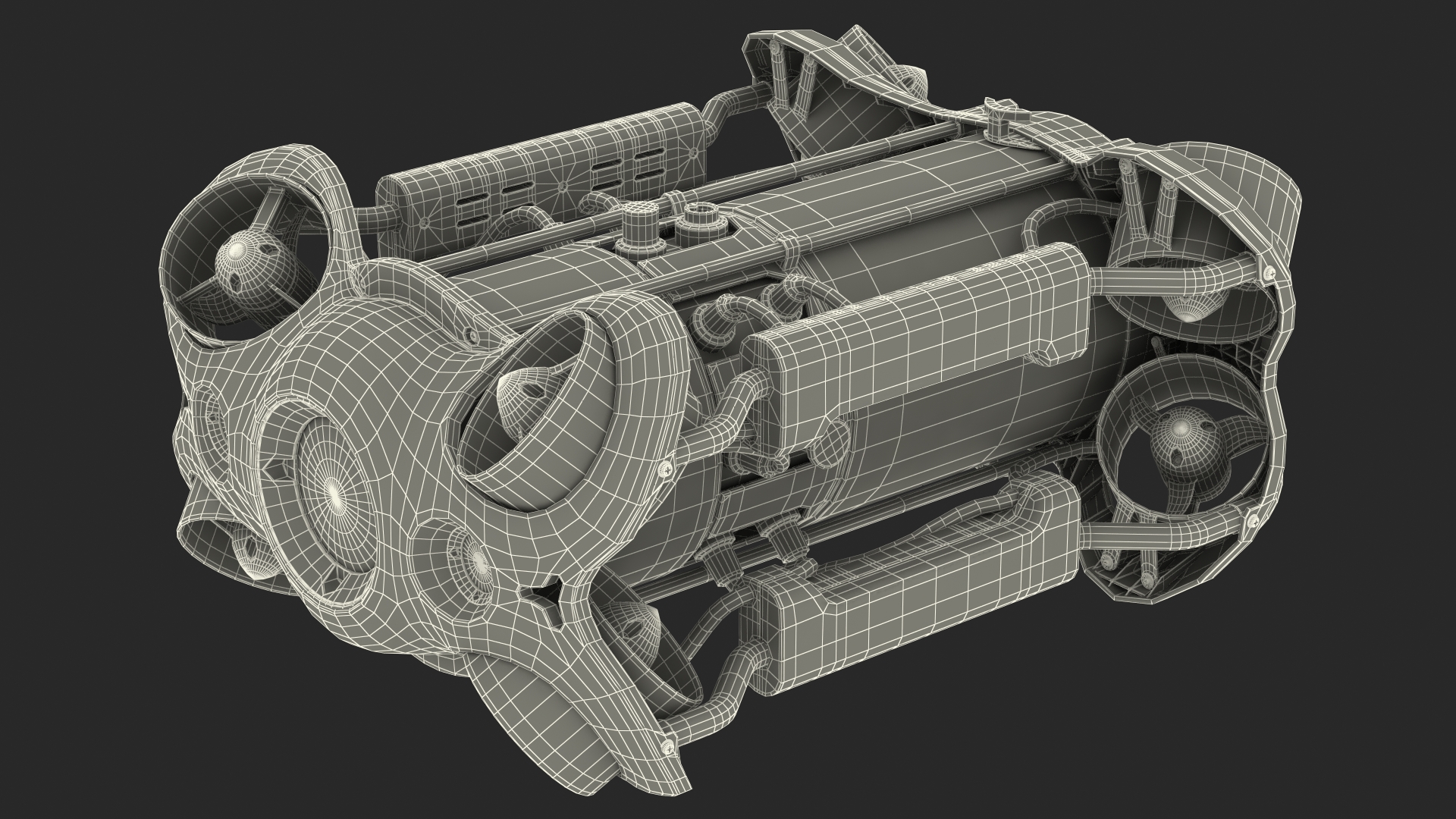 Chasing M2 Underwater Drone Rigged 3D model