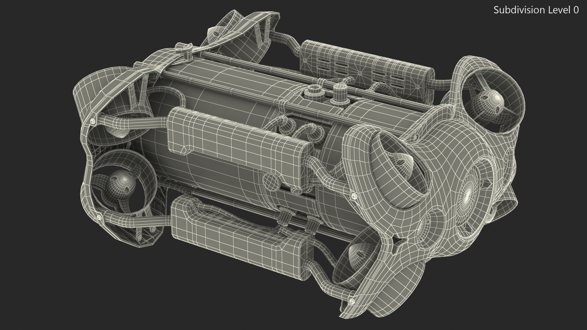 Chasing M2 Underwater Drone Rigged 3D model