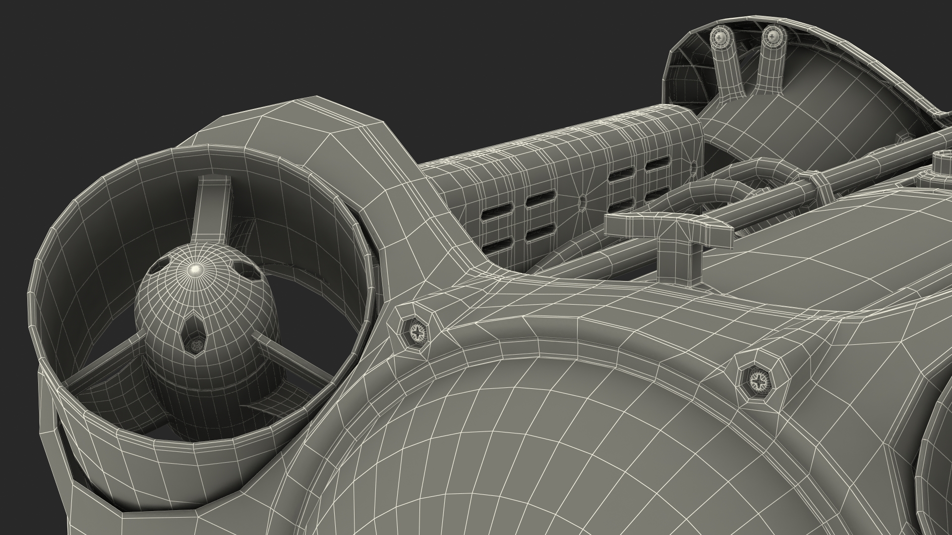 Chasing M2 Underwater Drone Rigged 3D model
