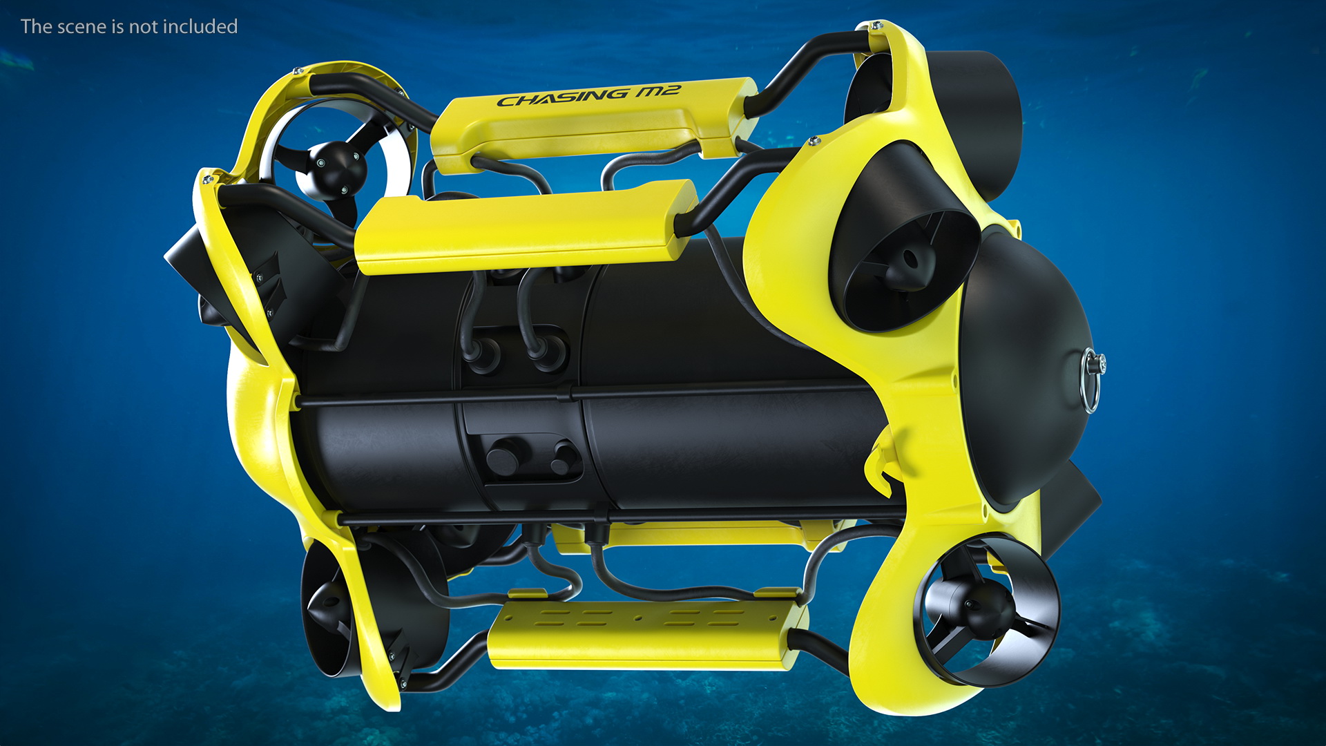 Chasing M2 Underwater Drone Rigged 3D model