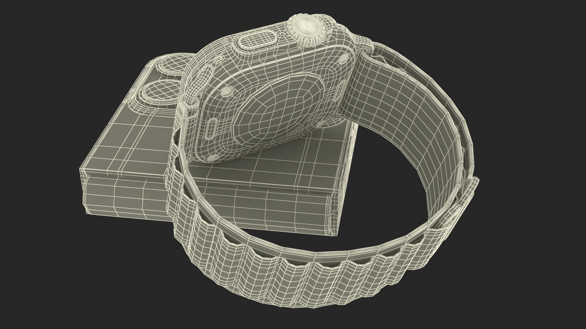iPhone Flip with Apple Watch Ultra 3D model