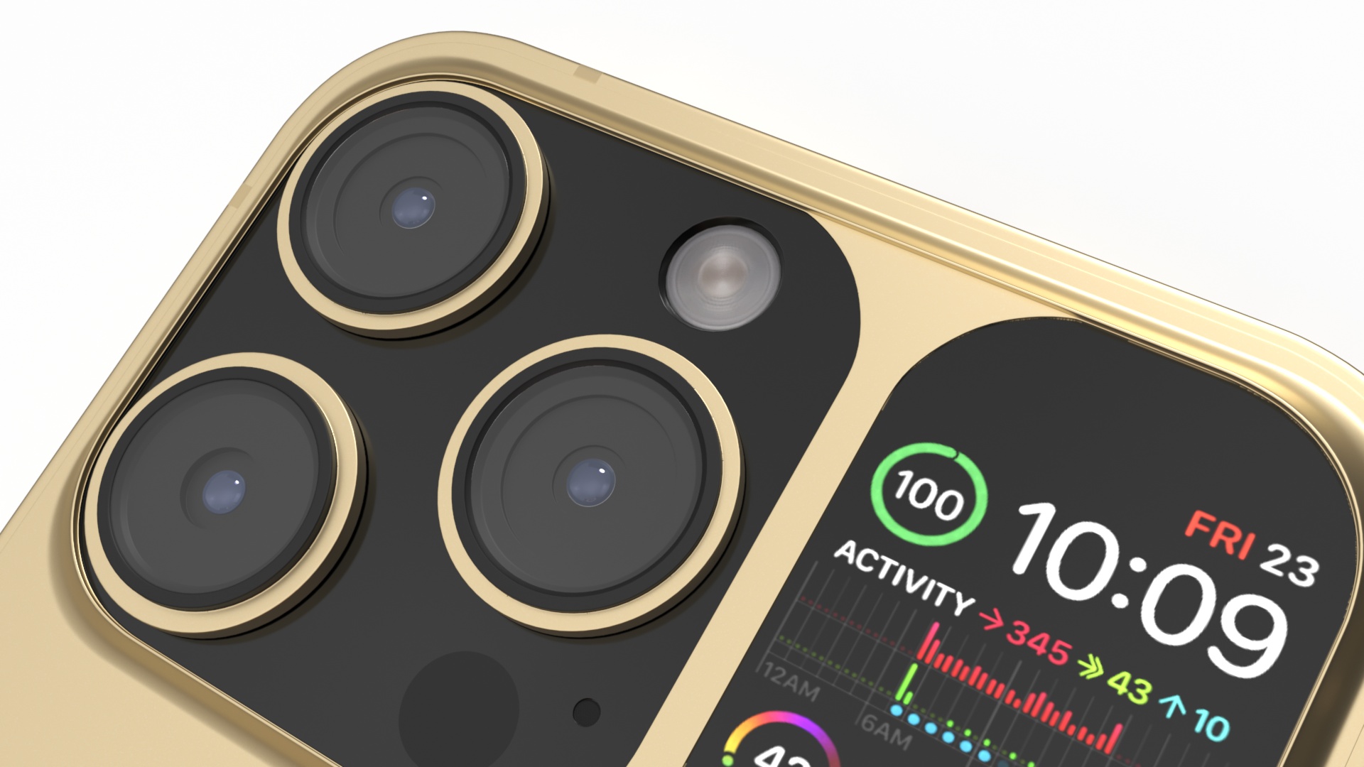 iPhone Flip with Apple Watch Ultra 3D model