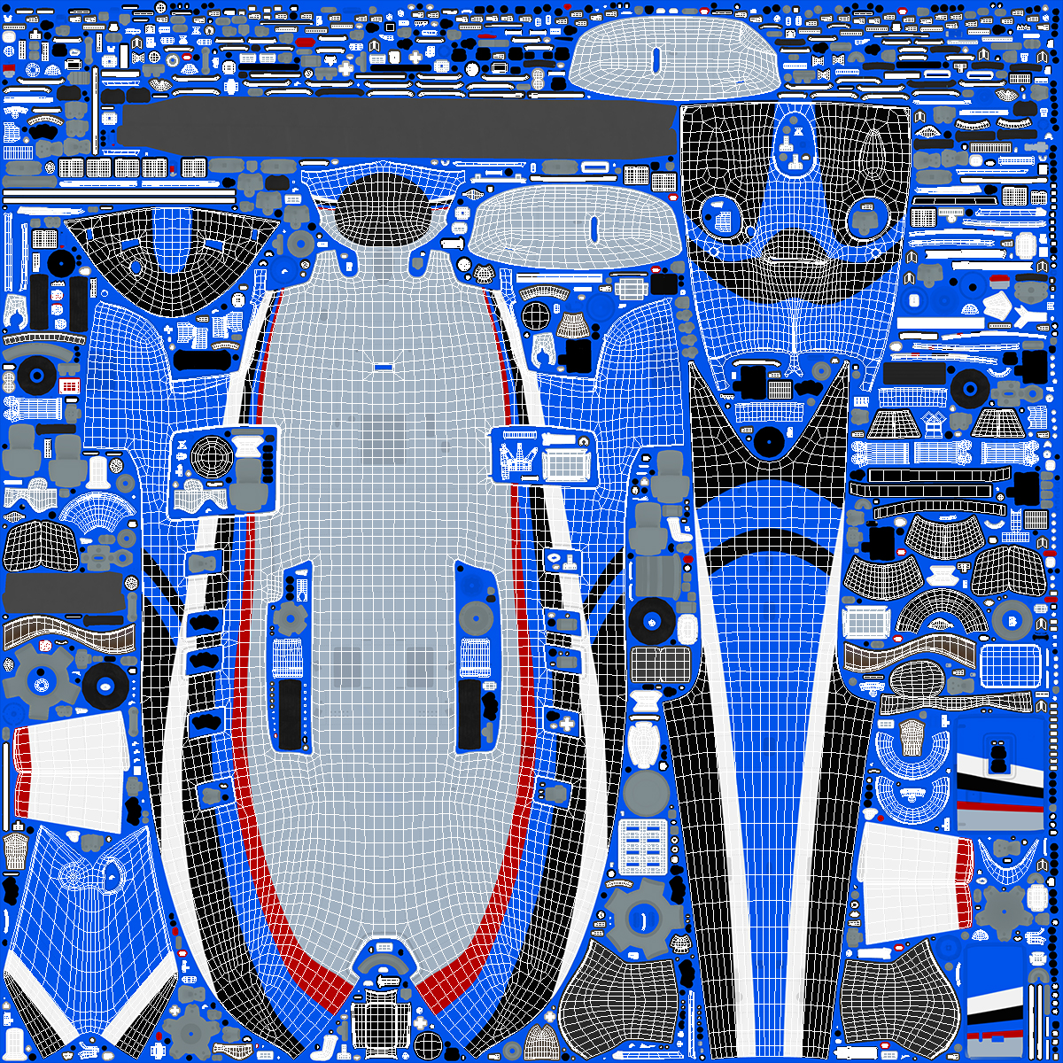 3D Interethnic Helicopter MI-171 A3 Blue Rigged for Cinema 4D model