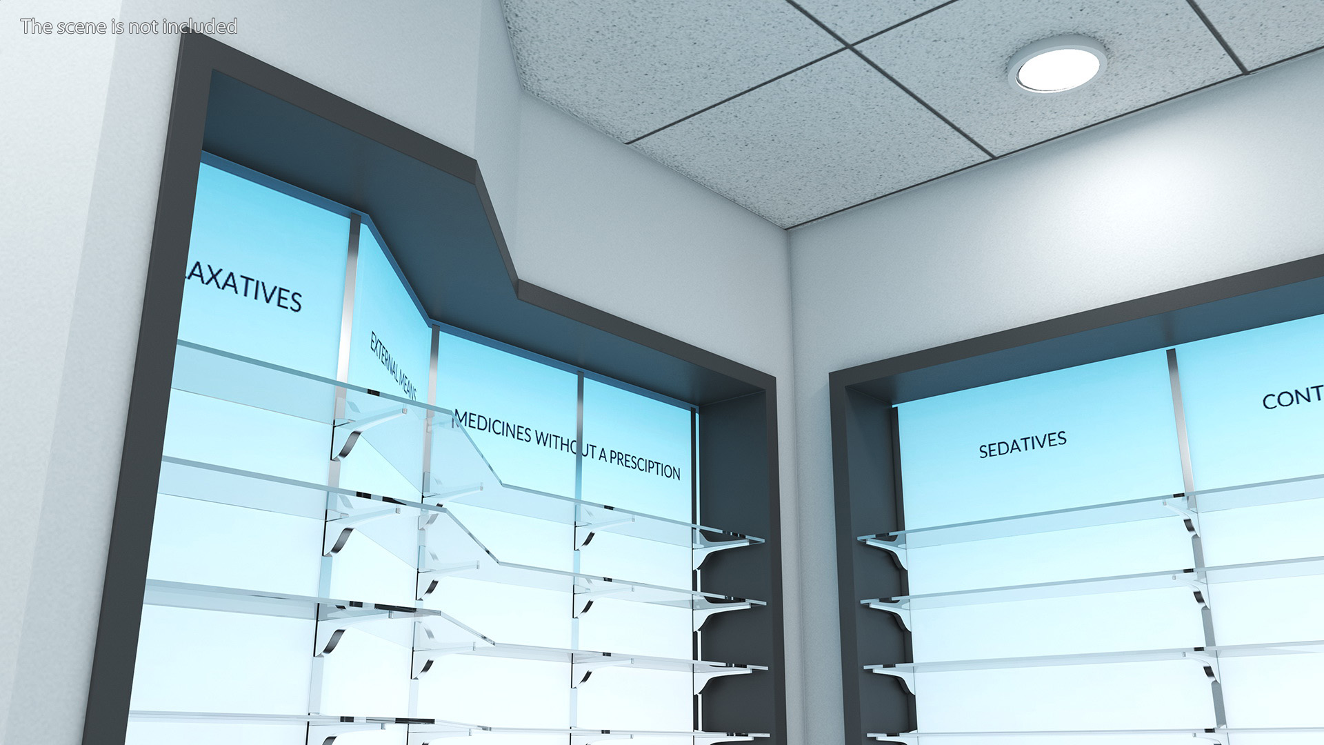 Pharmacy Display Stand 3D
