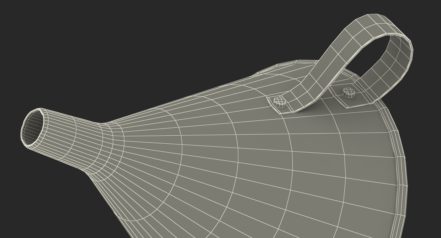 3D Old Metal Funnel