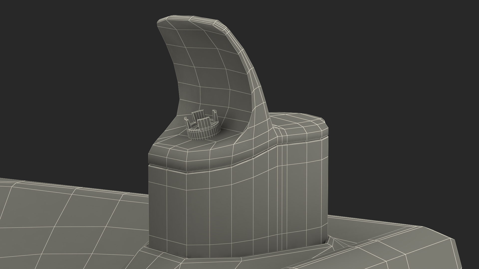 3D model Wall Mounted Drinking Fountain