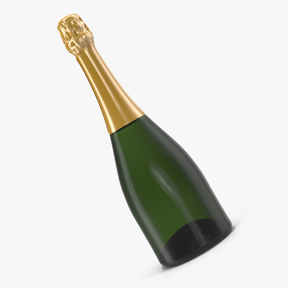 Closed Champagne Bottle