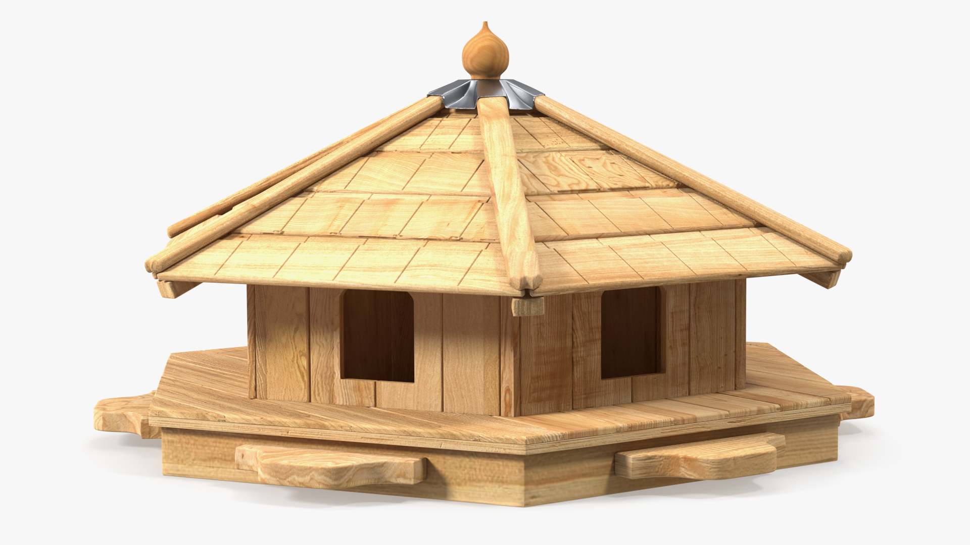 Floating Duck House 6 Nests 3D