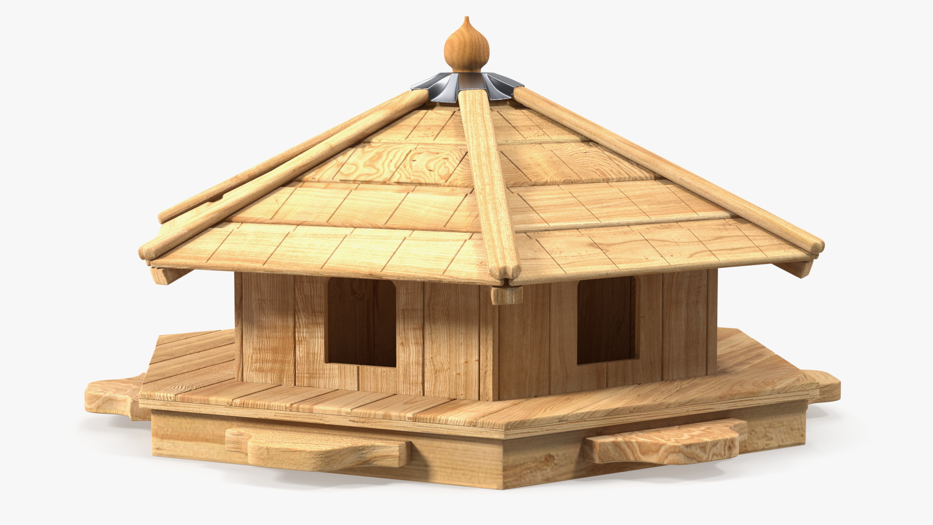 Floating Duck House 6 Nests 3D