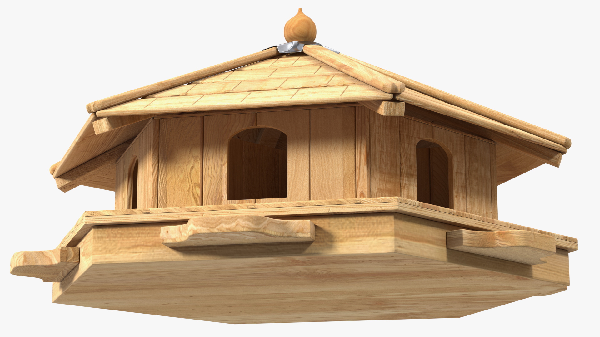 Floating Duck House 6 Nests 3D