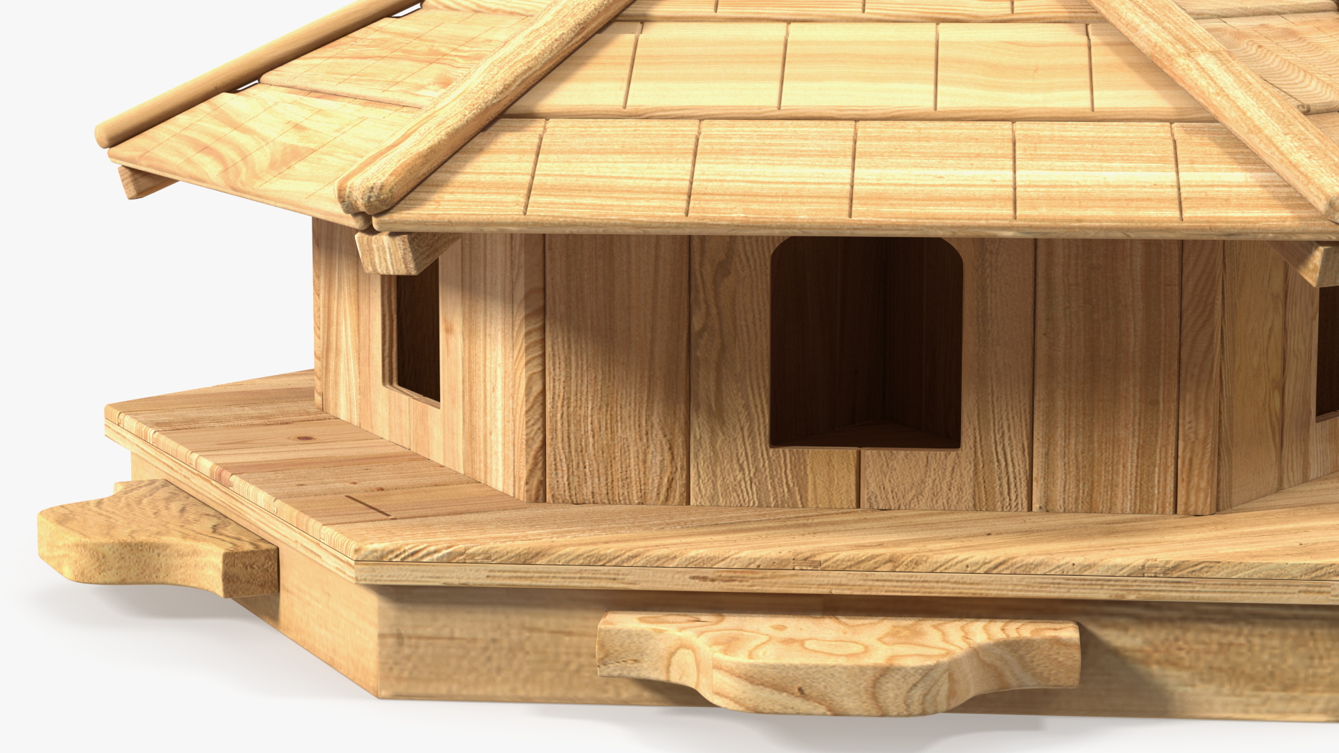 Floating Duck House 6 Nests 3D