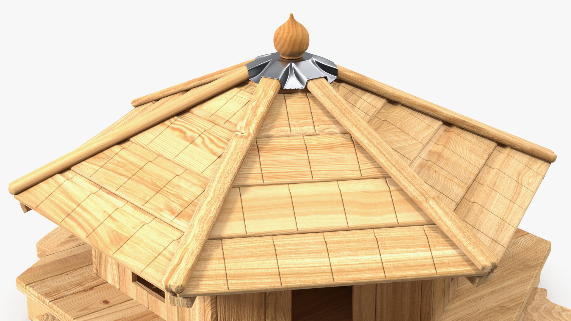 Floating Duck House 6 Nests 3D