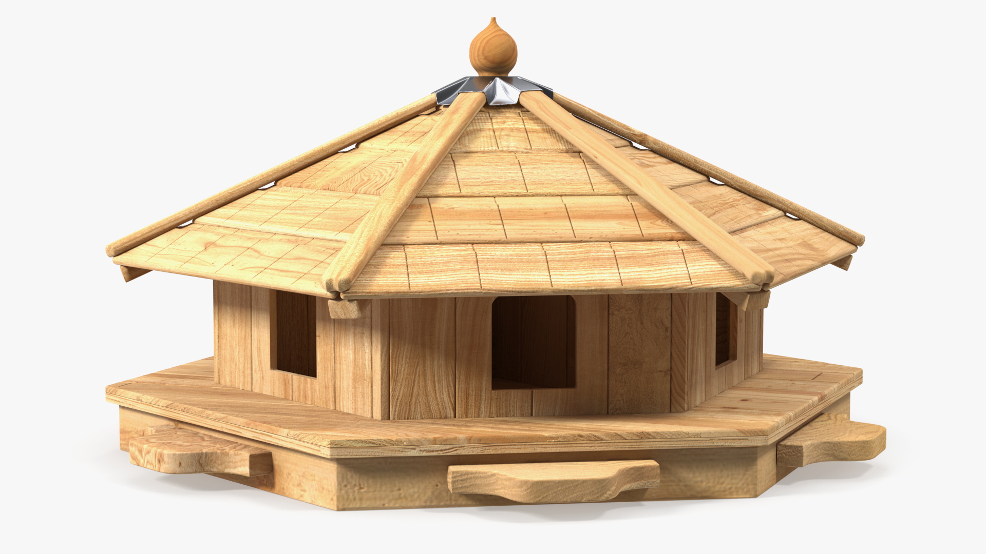 Floating Duck House 6 Nests 3D