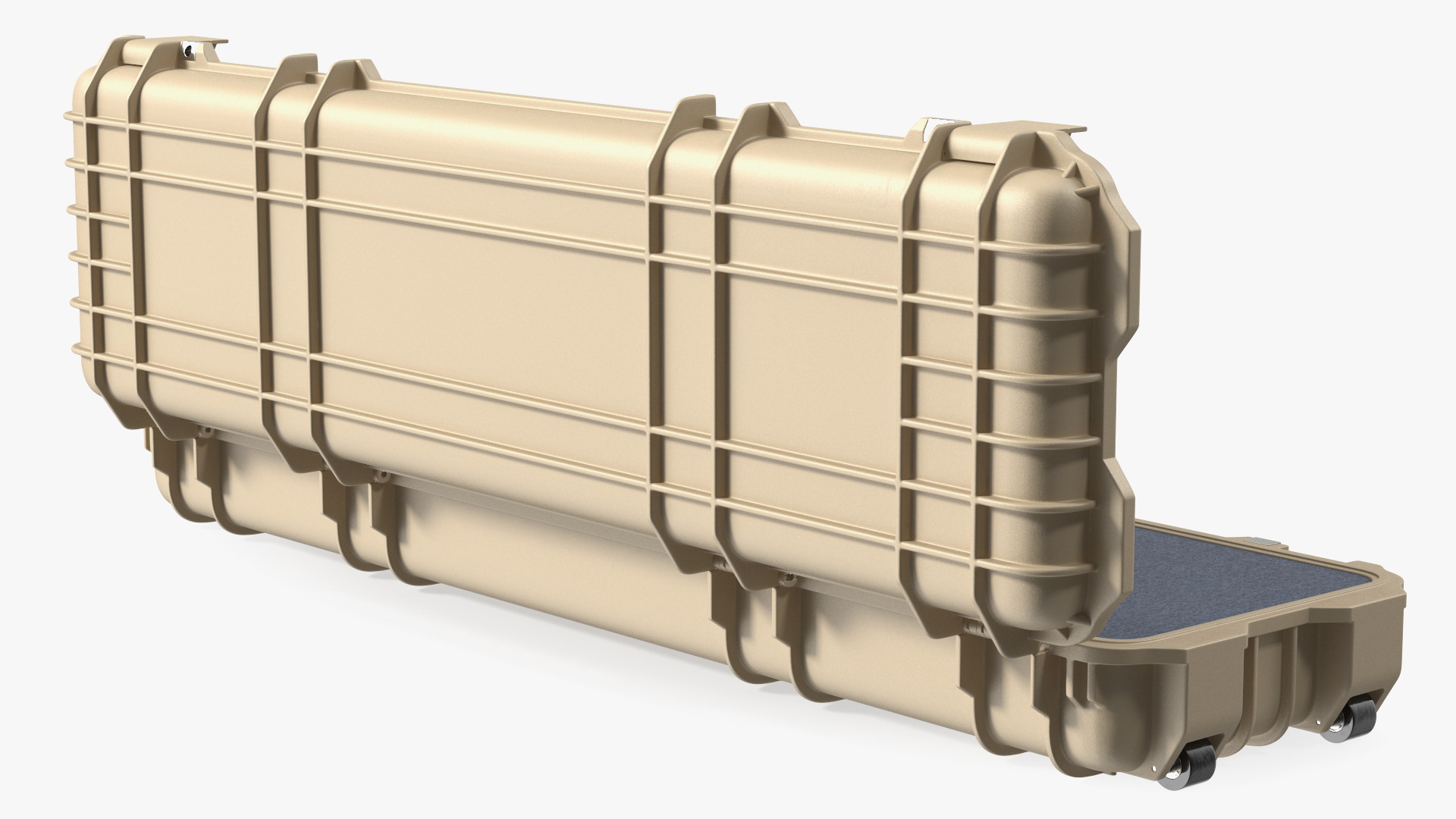 3D Open Rifle Case Sand Color