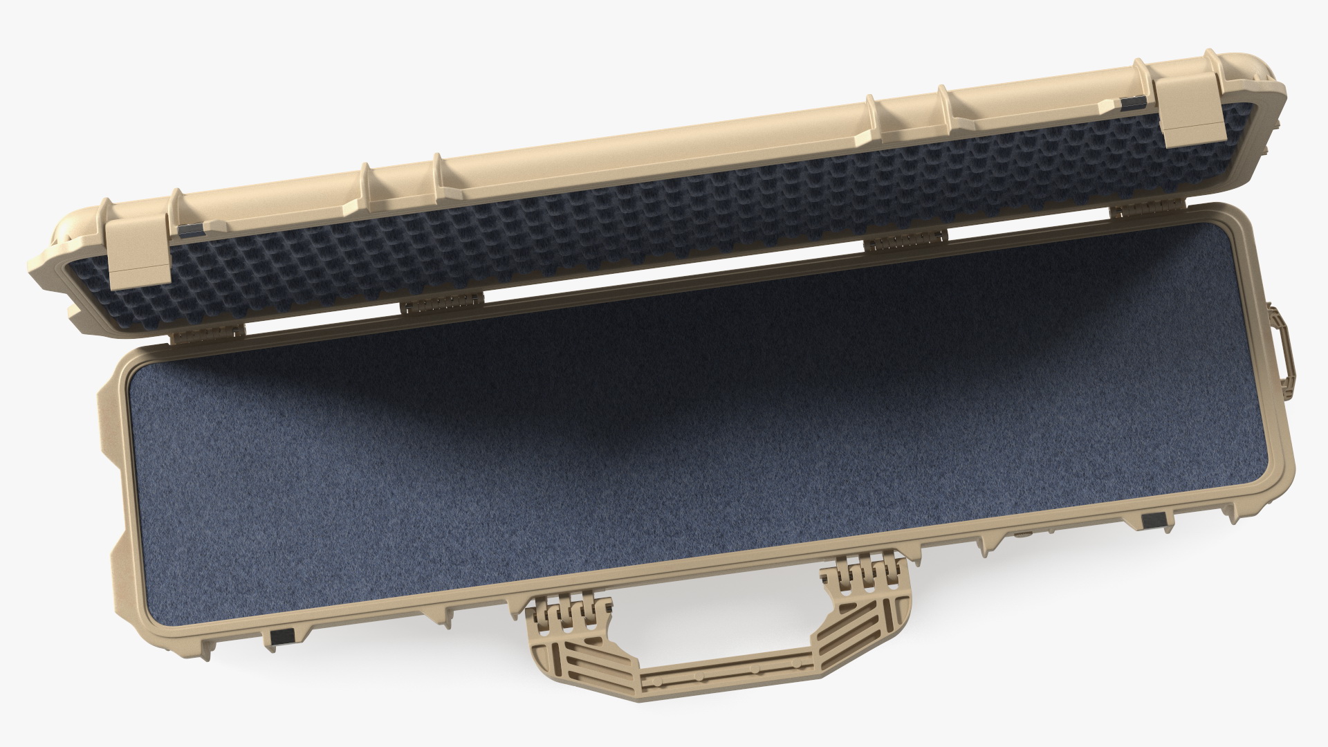 3D Open Rifle Case Sand Color