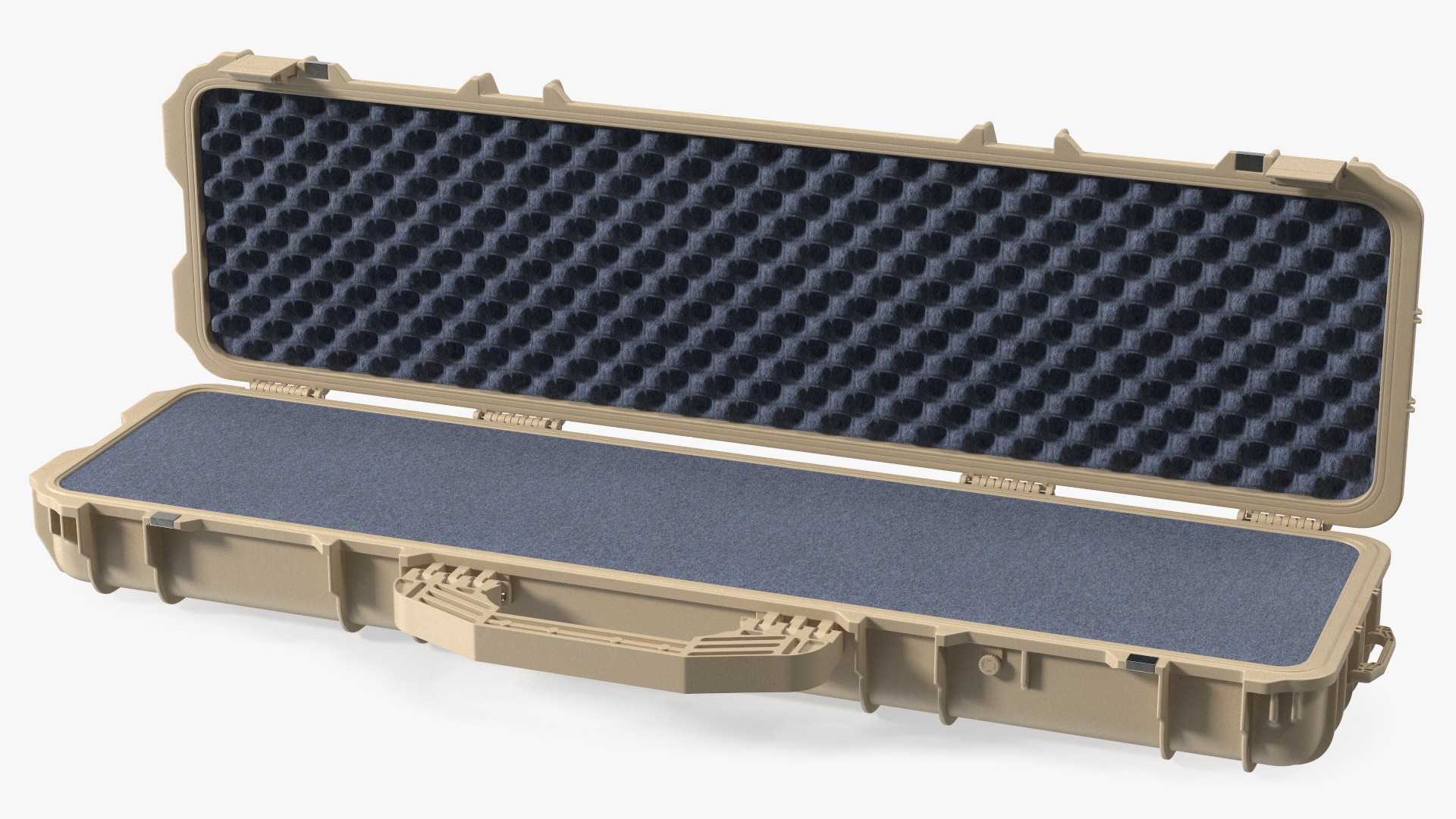 3D Open Rifle Case Sand Color