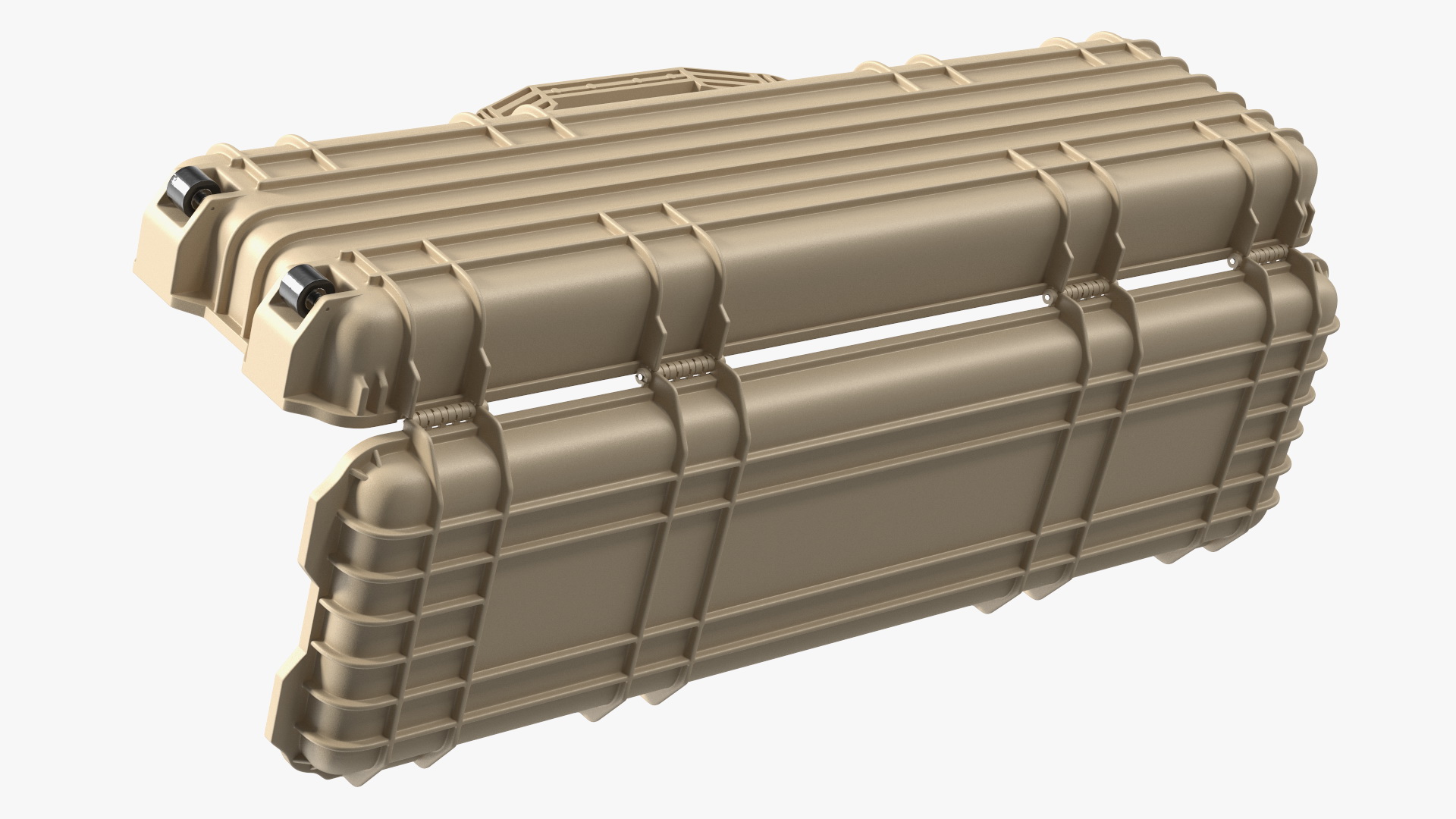 3D Open Rifle Case Sand Color