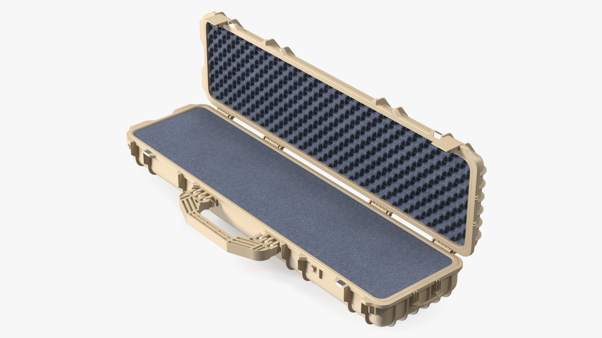 3D Open Rifle Case Sand Color