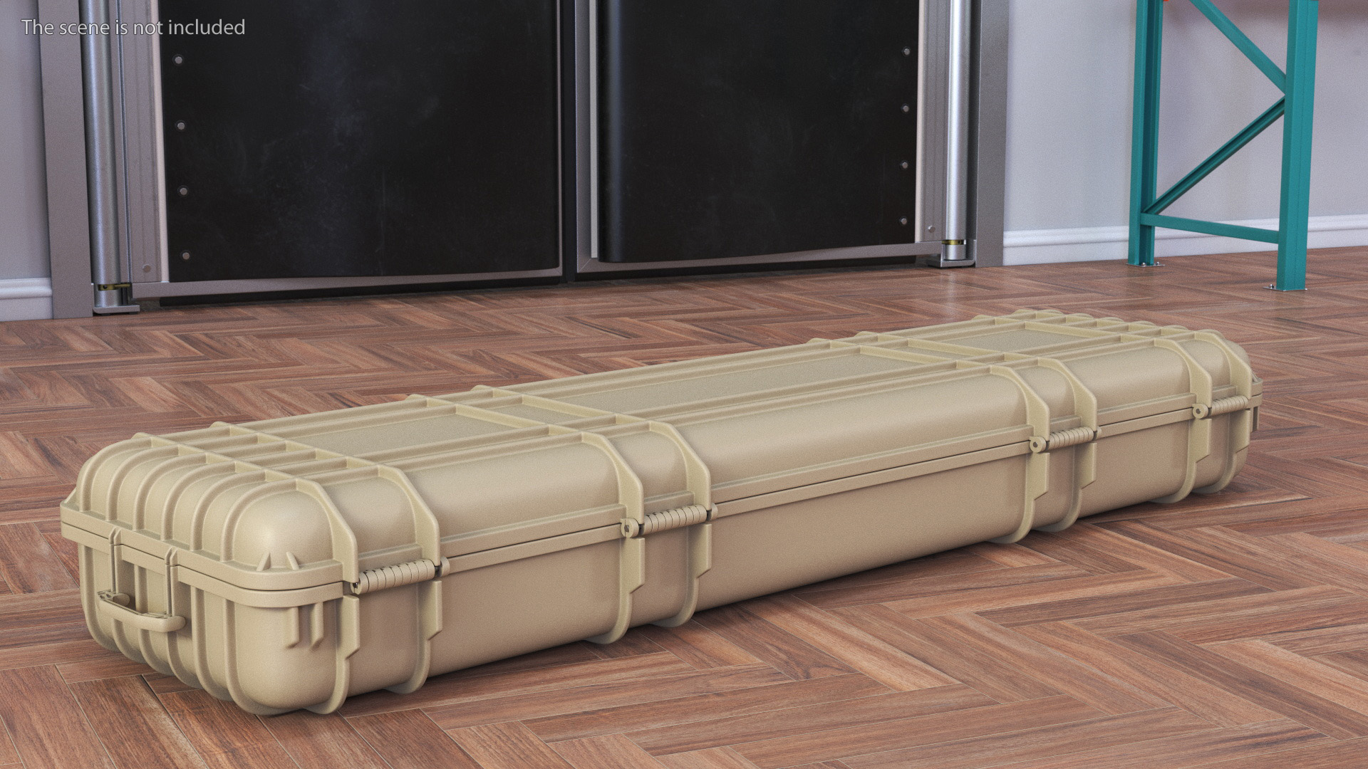 3D Open Rifle Case Sand Color