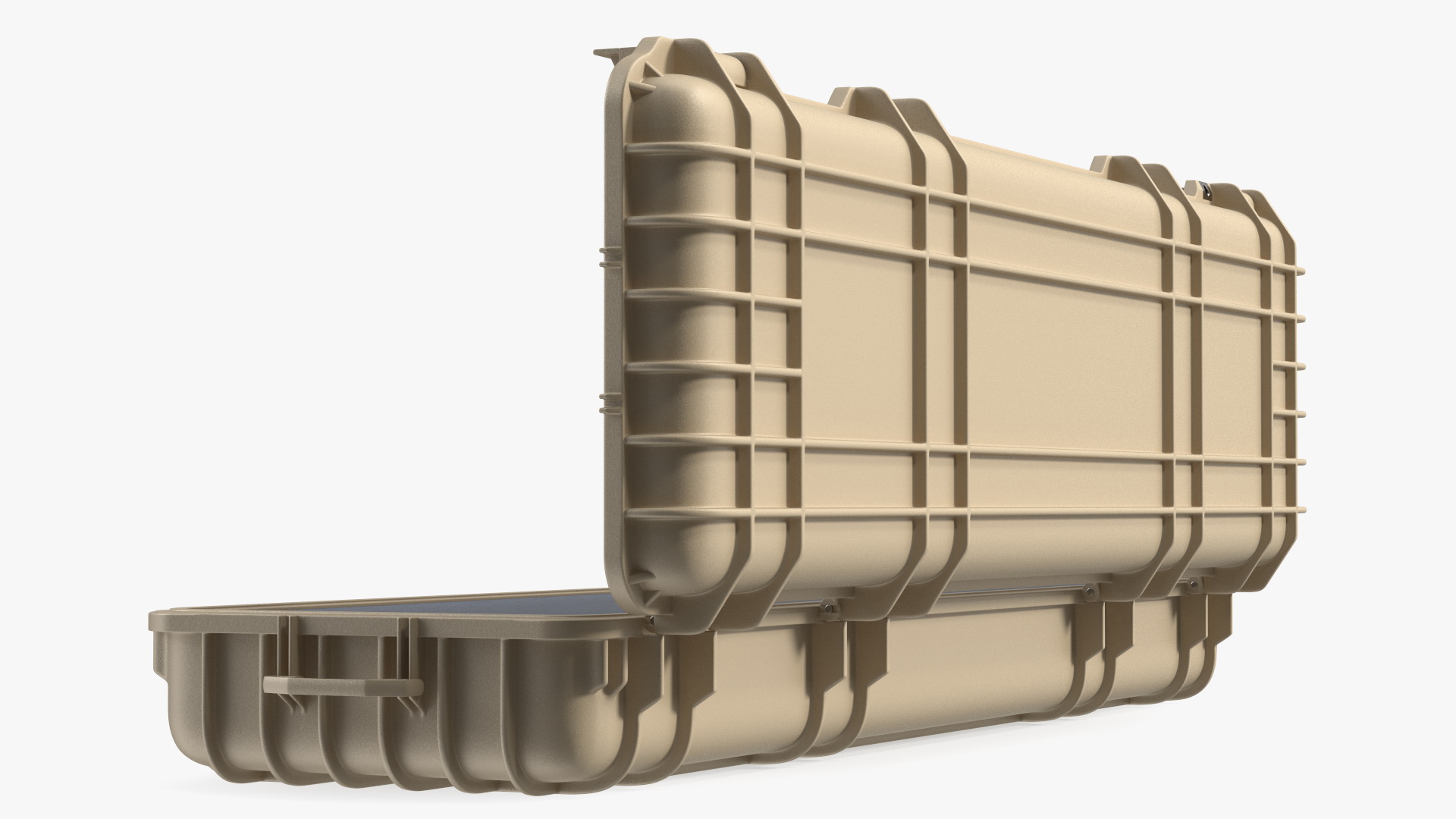 3D Open Rifle Case Sand Color