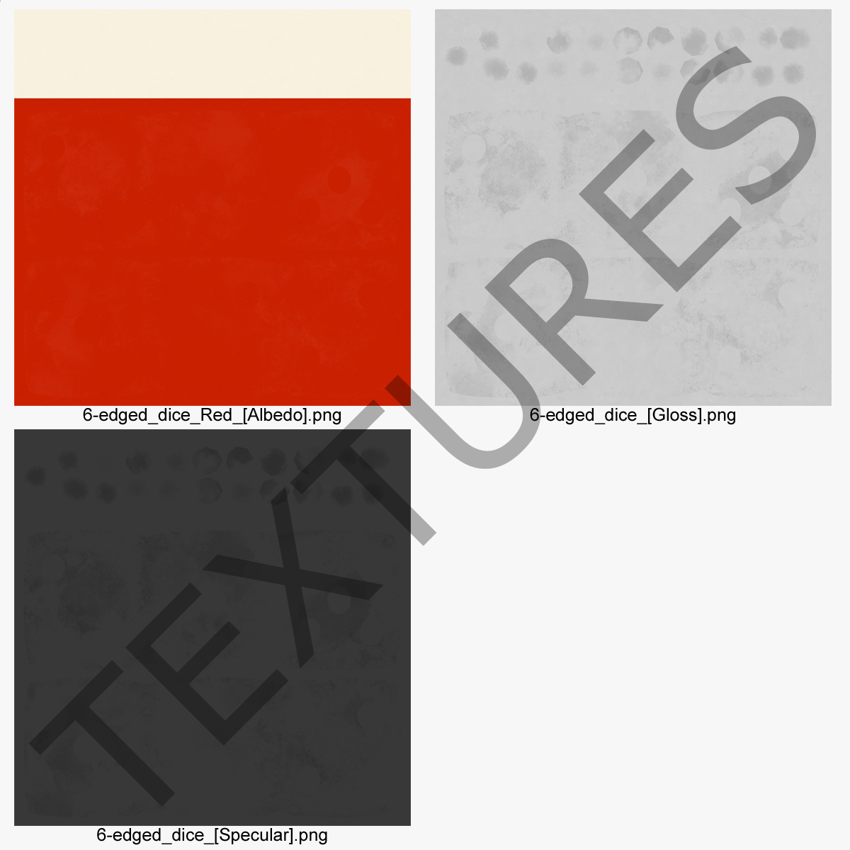 6 Edged Dice 3D
