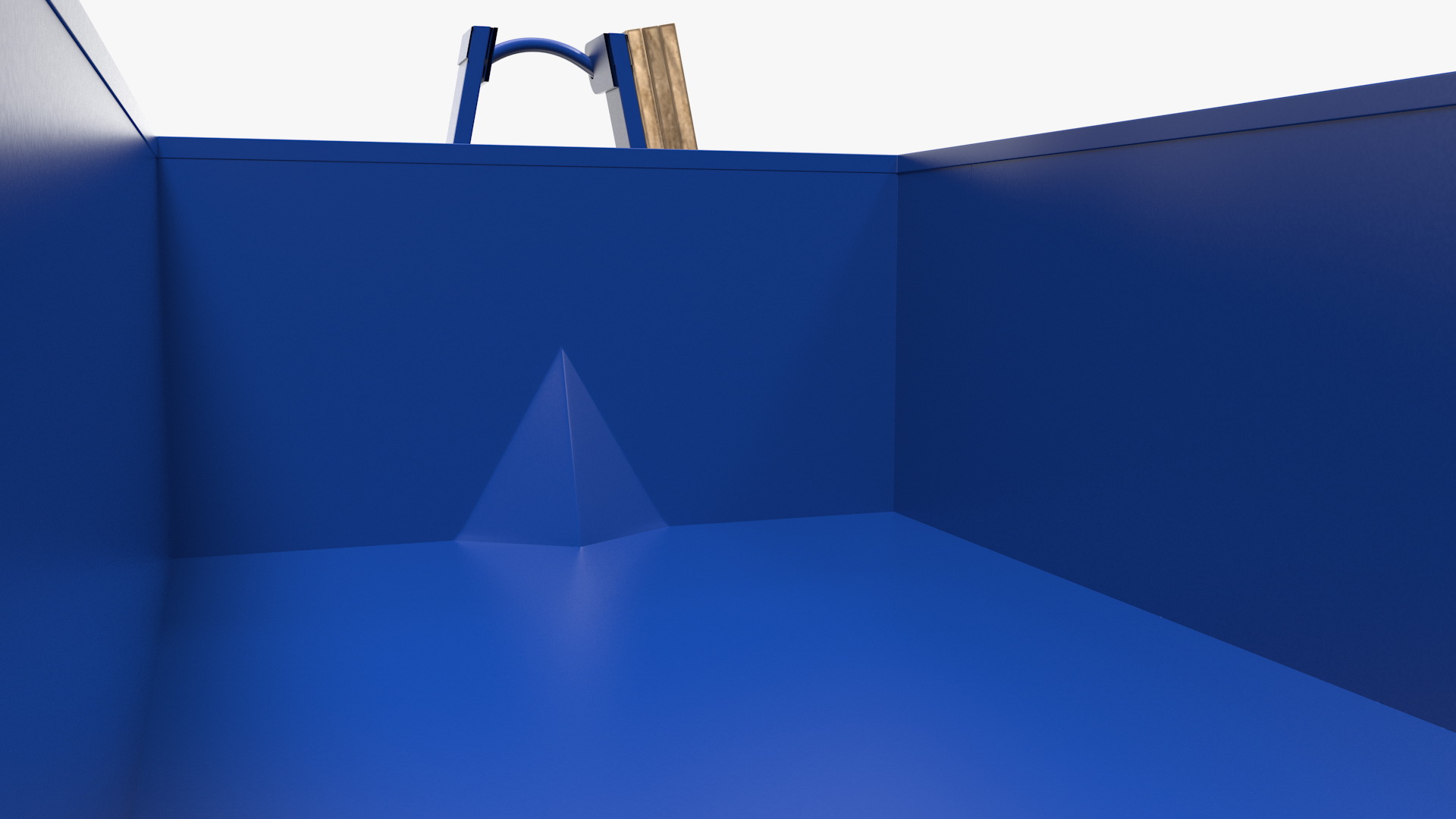 3D model Roll Off Dumpster Container 15 Yard