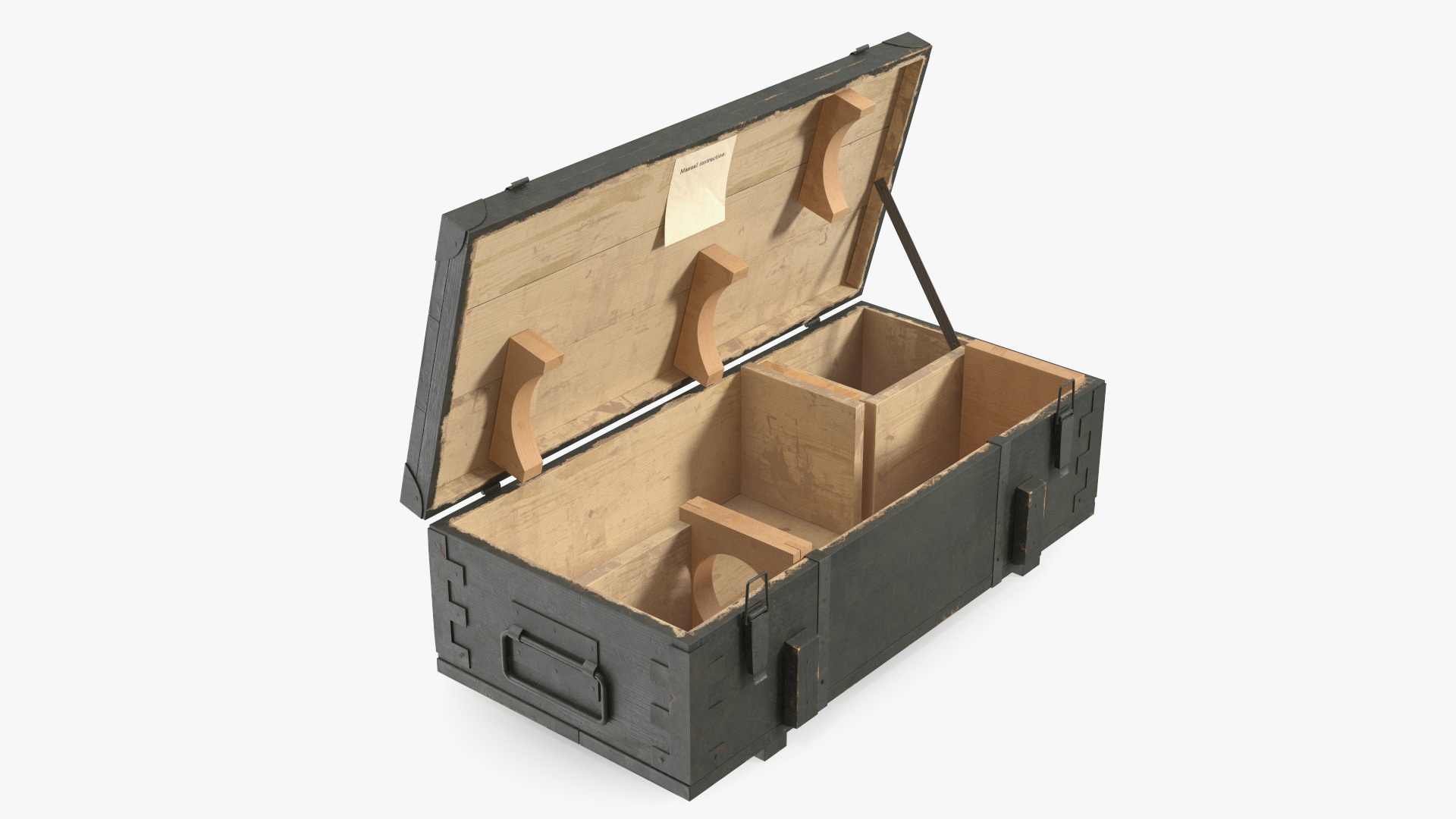 Military Wooden Transport Box - view 2